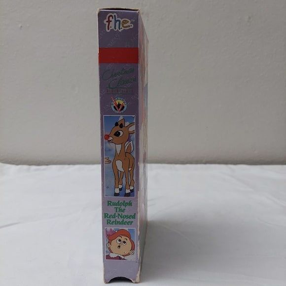 Rudolph the Red-Nosed Reindeer VHS 1989 F.H.E. Vintage Kid Christmas Movie - Picture 4 of 6